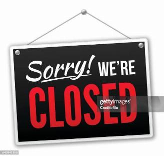  Alle  Maandag 16 en Dinsdag 17 Februari gesloten . 2026/1