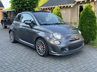 uszkodzony samochody osobowe Fiat 500C ABARTH 595 TURISMO AUTO LEDER 118 kw 2013/2