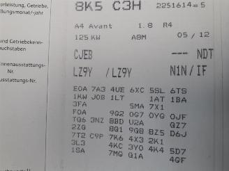 Audi A4 Avant A4 Avant (B8), Combi, 2007 / 2015 1.8 TFSI 16V picture 17