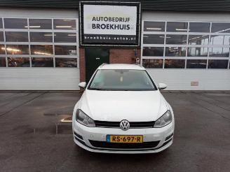Vrakbiler auto Volkswagen Golf Golf VII Variant (AUVV), Combi, 2013 / 2021 2.0 TDI 150 16V 2014/9
