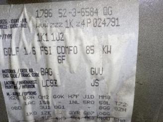 Volkswagen Golf Golf V (1K1), Hatchback, 2003 / 2010 1.6 FSI 16V picture 13