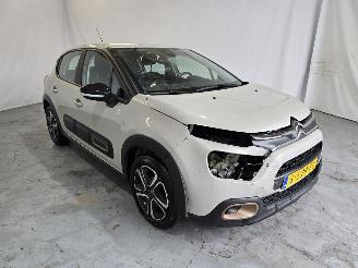 uszkodzony samochody osobowe Citroën C3 1.2 PureTech C-Series 2022/12