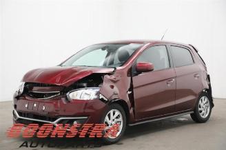Salvage car Mitsubishi Space-star Space Star (A0), Hatchback, 2012 1.0 12V 2019/7