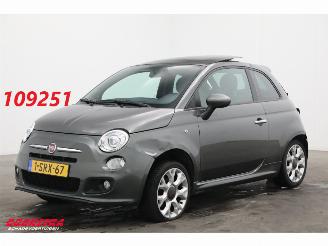 Vaurioauto  passenger cars Fiat 500 S 0.9 TwinAir Aut. Sport Schuifdak Leder Clima Camera 142.002 km! 2013/12