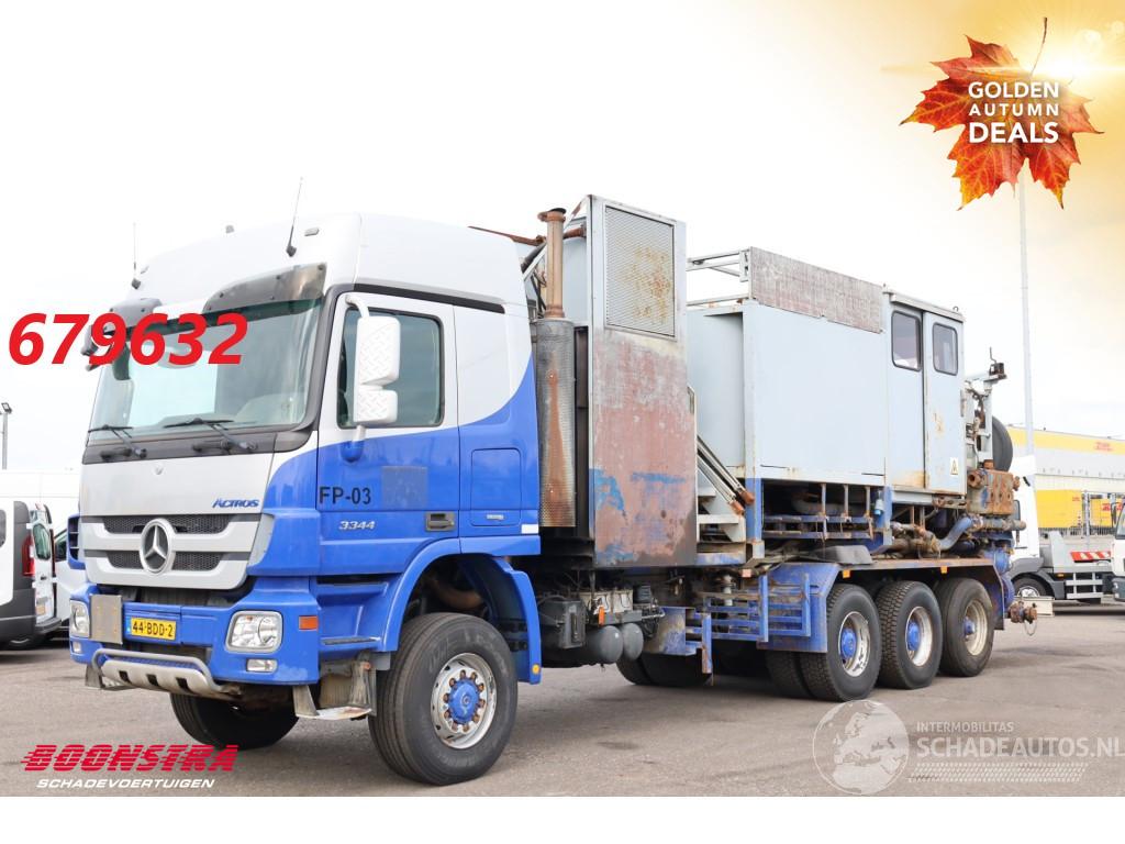 Mercedes Actros 3344AK 8/6X6 Manual Blatt/Blatt 2x PTO 2x Pump