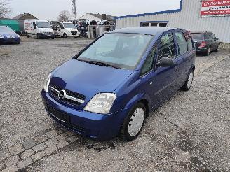 Vrakbiler auto Opel Meriva 1.7DTI Blauw Z21B Onderdelen Y17DT Motor 2005/4