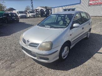 Vrakbiler auto Nissan Almera-tino 1.8 Zilver KL0 Onderdelen QG18DE Motor 2001/6