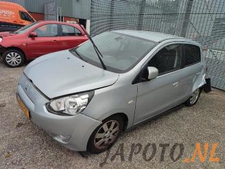 Salvage car Mitsubishi Space-star Space Star (A0), Hatchback, 2012 1.0 12V 2015/1